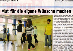 antje Rose, choreographin und tänzerin