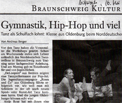 antje Rose, choreographin und tänzerin